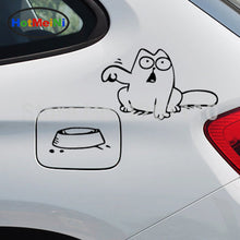 Load image into Gallery viewer, HotMeiNi Hungry Simon's Cat Bowl JDM Decal